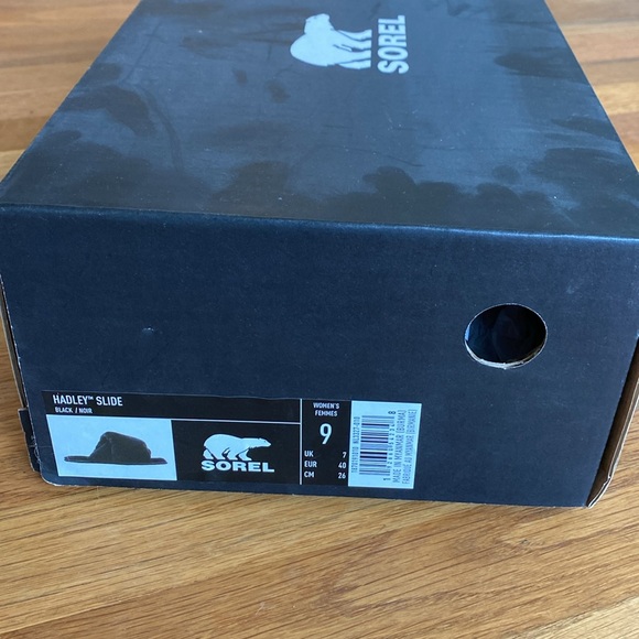 Sorel Hadley Slide Slipper Black size 9 - Picture 7 of 7